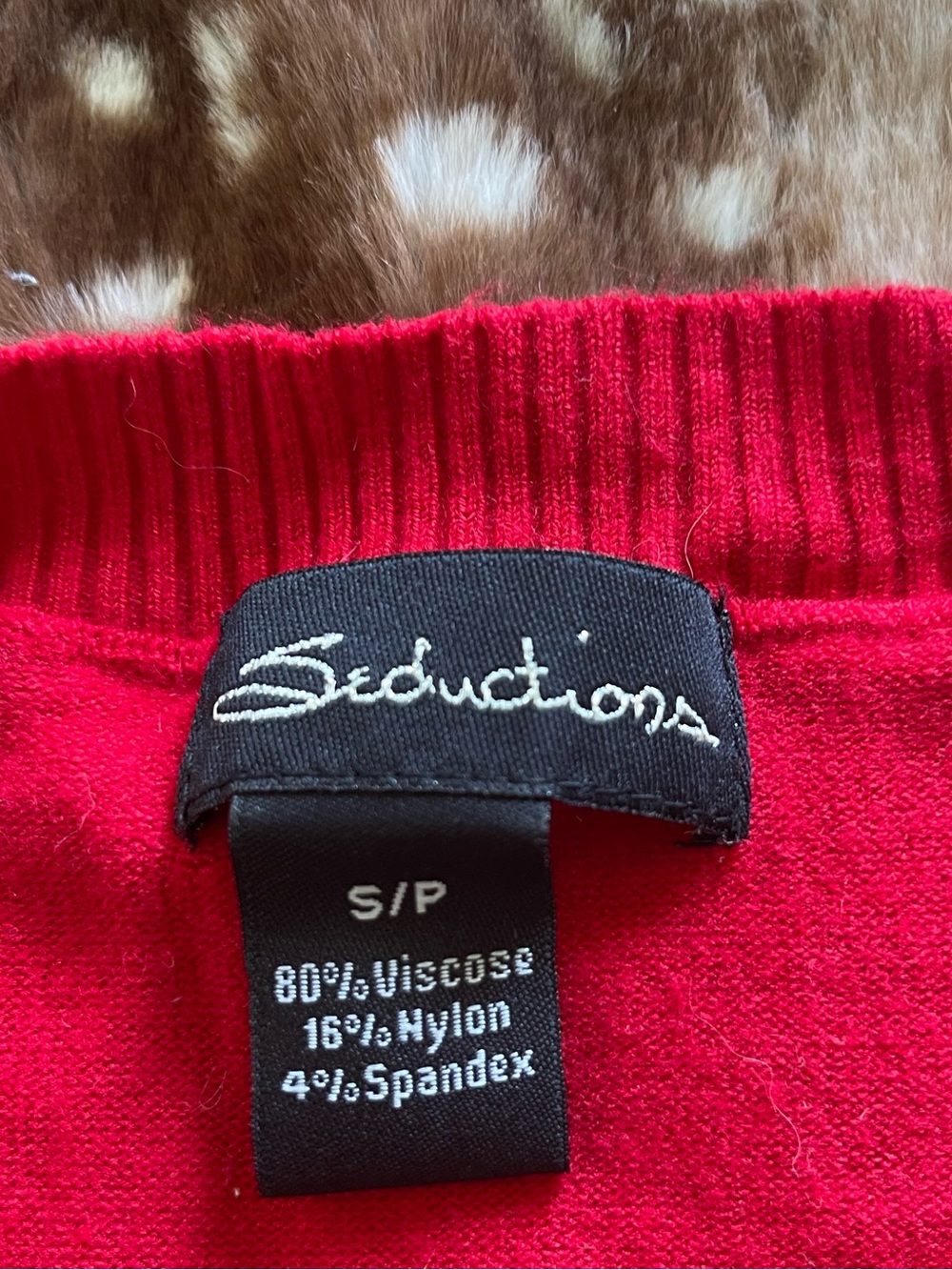 Y2K Seductions red knit tank/vest - Picture 3 of 3